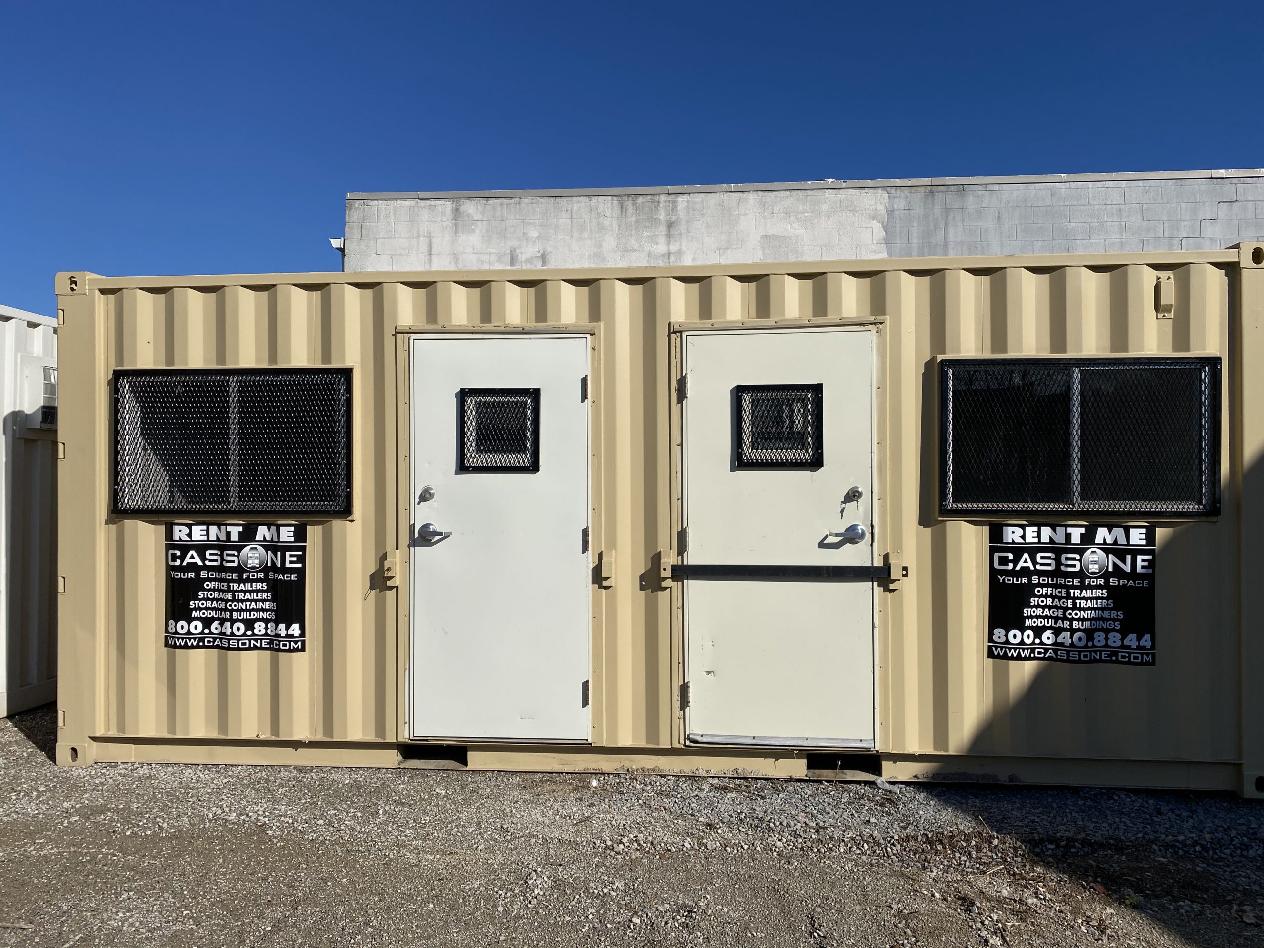 Buy from GZ Industrial Portacabin and Shelter containers for SIte office 8  ft long